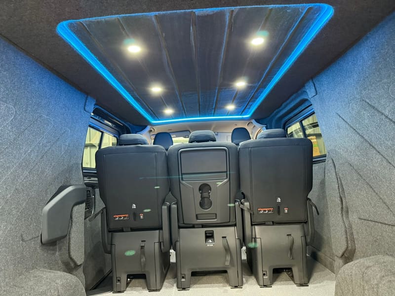 Ambient ceiling lighting in a VW combi conversion